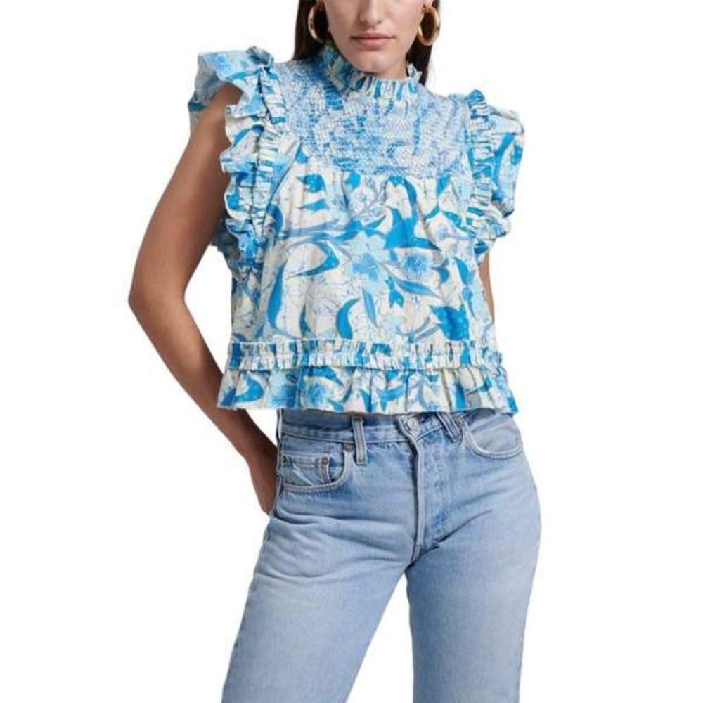 SIMONA PRIYA TOP - Blue XS